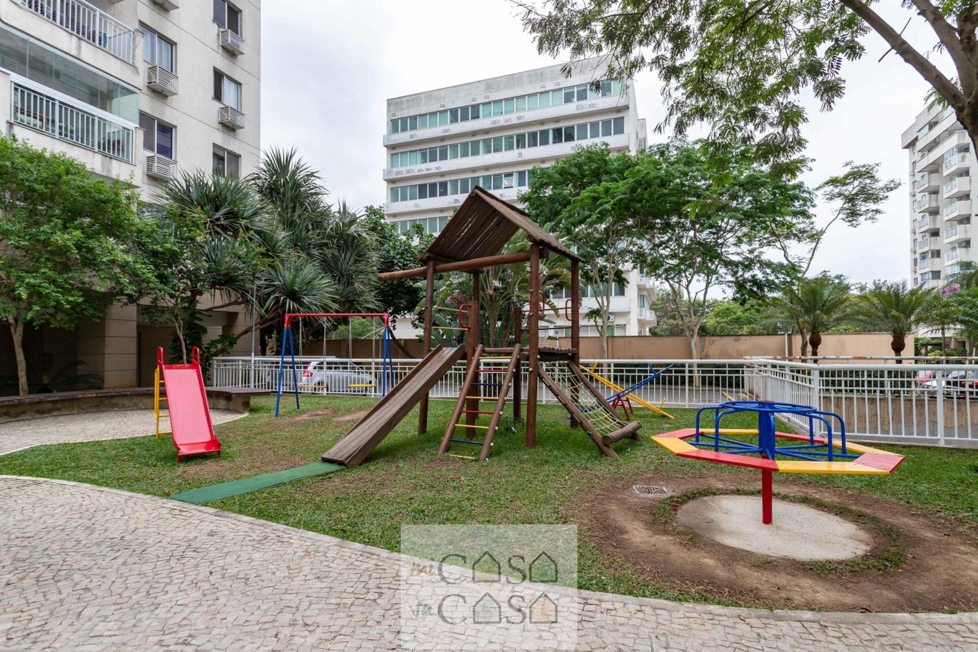 Hébergement de vacances 2 Quartos Com Varanda A 300m Riocentro Wi-fi 120mbps E Cozinha Completa - Com Piscina, Estacionamento, Portaria 24h E Parquinho Infantil - Indicado Grupos, A Trabalho E Criancas