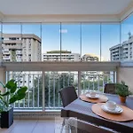 2 Quartos com VARANDA e Home OFFICE Wi-Fi 100mbps - Condominio com PISCINA, Portaria 24h e Estacionamento - Estrutura de Lazer para CRIANCAS