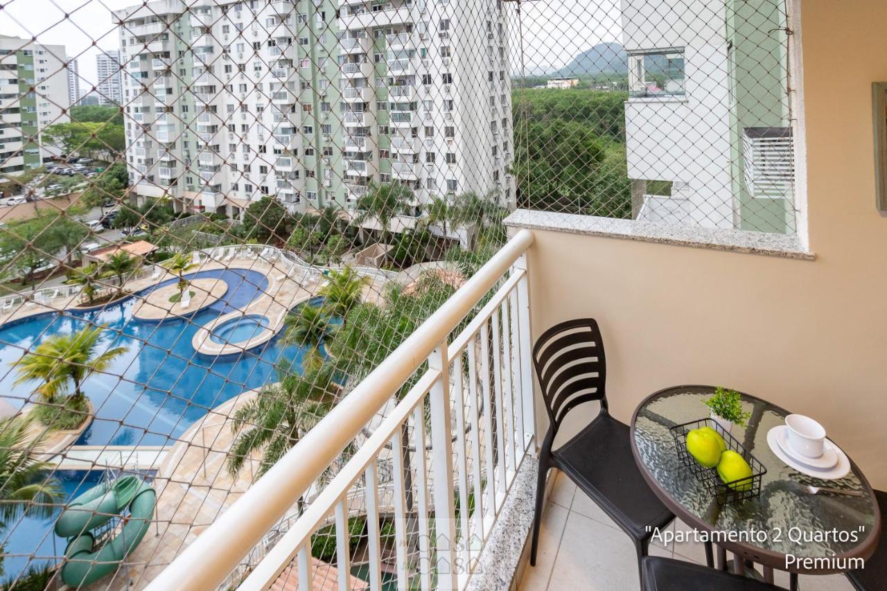 2 Quartos Com Varanda A 300m Riocentro Wi-fi 120mbps E Cozinha Completa - Com Piscina, Estacionamento, Portaria 24h E Parquinho Infantil - Indicado Grupos, A Trabalho E Criancas Сasa de vacaciones *