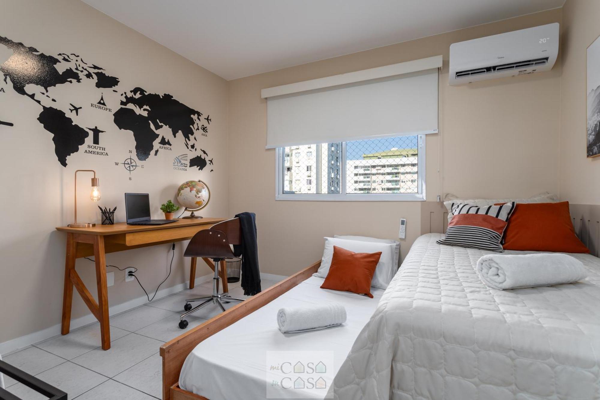 2 Quartos Com Varanda A 300m Riocentro Wi-fi 120mbps E Cozinha Completa - Com Piscina, Estacionamento, Portaria 24h E Parquinho Infantil - Indicado Grupos, A Trabalho E Criancas * Río de Janeiro